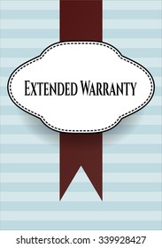Afiche de garantía extendida
