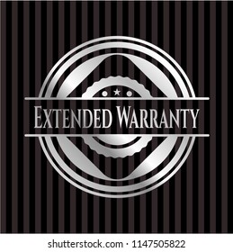 Extended Warranty silver emblem or badge