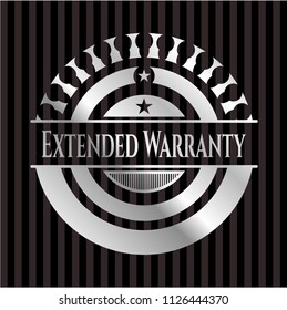Extended Warranty silver shiny badge