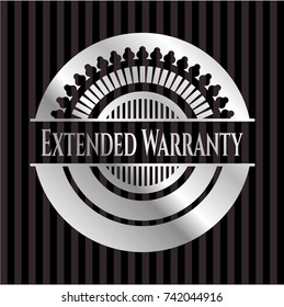 Extended Warranty silver shiny emblem