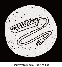Extension cord doodle