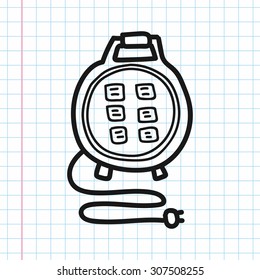 Extension cord doodle
