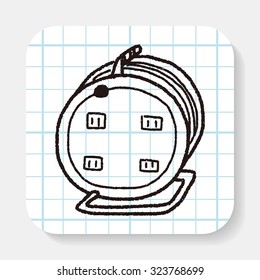 Extension cord doodle
