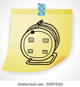 Extension cord doodle