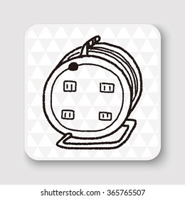 Extension cord doodle