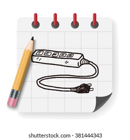 extension cord doodle