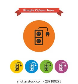 Extension cord icon