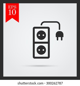 Extension cord icon