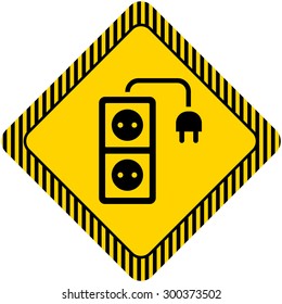 Extension cord icon