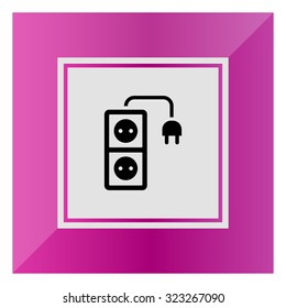 Extension cord icon