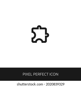 Icono perfecto de píxeles de extensión para Web, App, Presentation. estilo de esquema modificable. icono simple vectorial eps 10