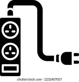 Extension Vector Icon Design Illustration
