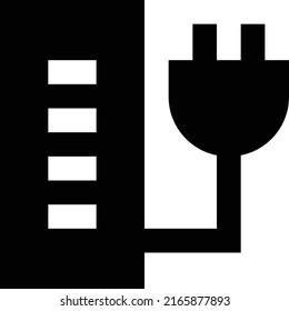Extension Vector illustration on a transparent background.Premium quality symbols.Glyphs vector icon for concept and graphic design.