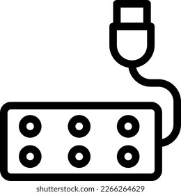 extension  Vector illustration on a transparent background. Premium quality symmbols. Thin line vector icons for concept and graphic design. 
