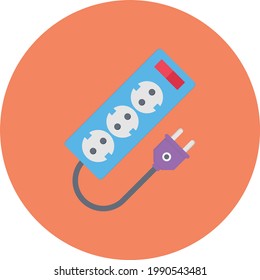 icono de color plano vectorial de extensión