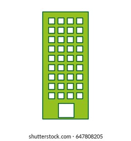 exterior building drawing icon
