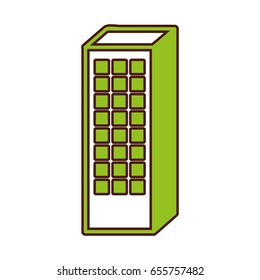 exterior building drawing icon
