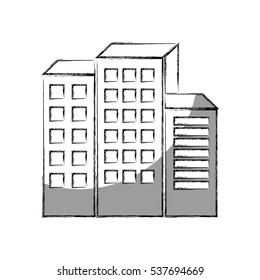 exterior building isolated icon vector illustration design