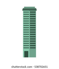 exterior building isolated icon vector illustration design