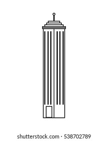 exterior building isolated icon vector illustration design