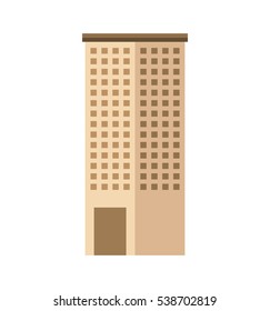 exterior building isolated icon vector illustration design