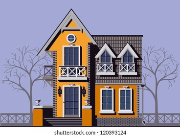 exterior of cottage