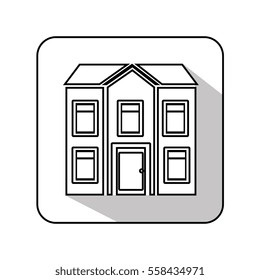 exterior cute house icon