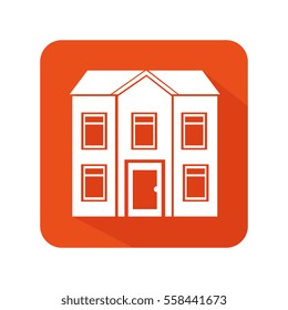 exterior cute house icon
