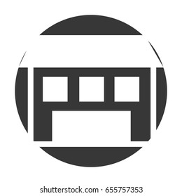 exterior house isolated icon