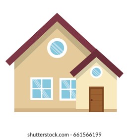 exterior house isolated icon