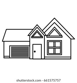 exterior house isolated icon