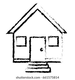 exterior house isolated icon