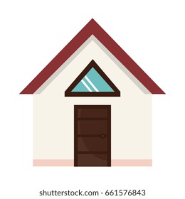 exterior house isolated icon