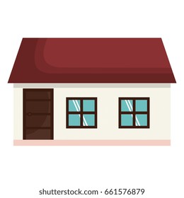 exterior house isolated icon