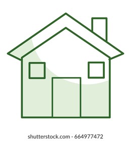 exterior house isolated icon