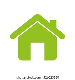 exterior house isolated icon vector illustration design