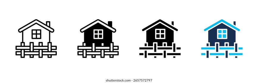 Exterior icon sheet multiple style collection