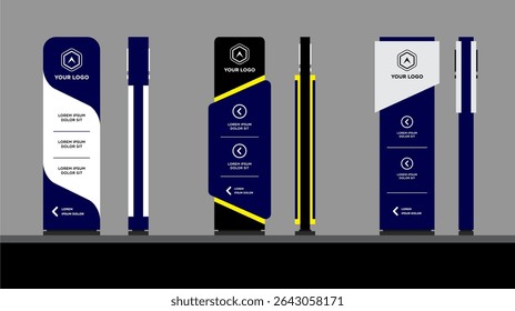 Exterior and interior signage concept corporate identity