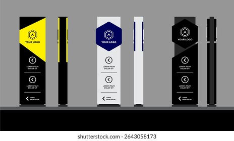 Exterior and interior signage concept corporate identity