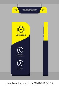 Conjunto de Plantilla de señalización exterior e interior