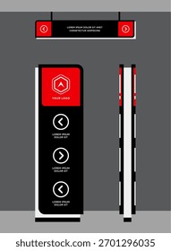 Vorlagenset für Außen- und Innenbeschilderung Corporate Identity