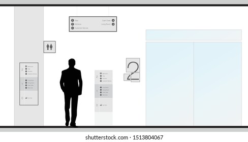 Exterior And Interior Way Finding Signage