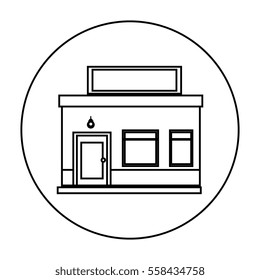 exterior store building icon