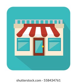 exterior store building icon