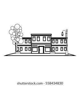 exterior store building icon