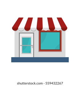 exterior store building icon