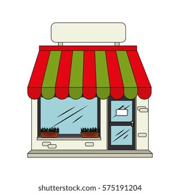 exterior store building icon