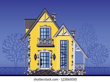 exterior of townhouse