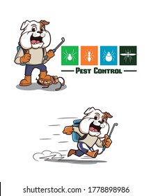Exterminando el control de perros o plagas