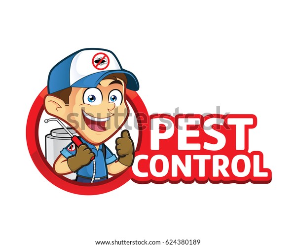 Exterminator Pest Control Logo Stock Vector (Royalty Free) 624380189